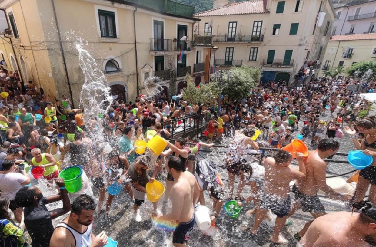 Arcobaleno Bed & Breakfast Campagna Bagian luar foto